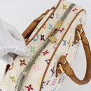 LOUIS VUITTON Monogram Multicolor Trouville Hand Bag White M92663 LV Auth BA8483-6