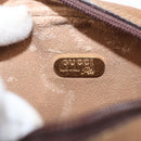 GUCCI GG Plus Supreme Shoulder Bag PVC Beige Gold Auth BA8484-17