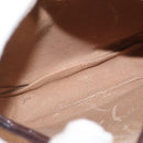 GUCCI GG Plus Supreme Shoulder Bag PVC Beige Gold Auth BA8484-18