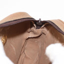 GUCCI GG Plus Supreme Shoulder Bag PVC Beige Gold Auth BA8484-19