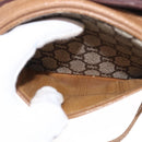 GUCCI GG Plus Supreme Shoulder Bag PVC Beige Gold Auth BA8484-21