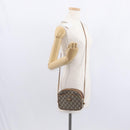 GUCCI GG Plus Supreme Shoulder Bag PVC Beige Gold Auth BA8484-22