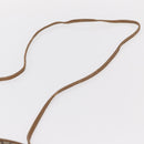 GUCCI GG Plus Supreme Shoulder Bag PVC Beige Gold Auth BA8484-8