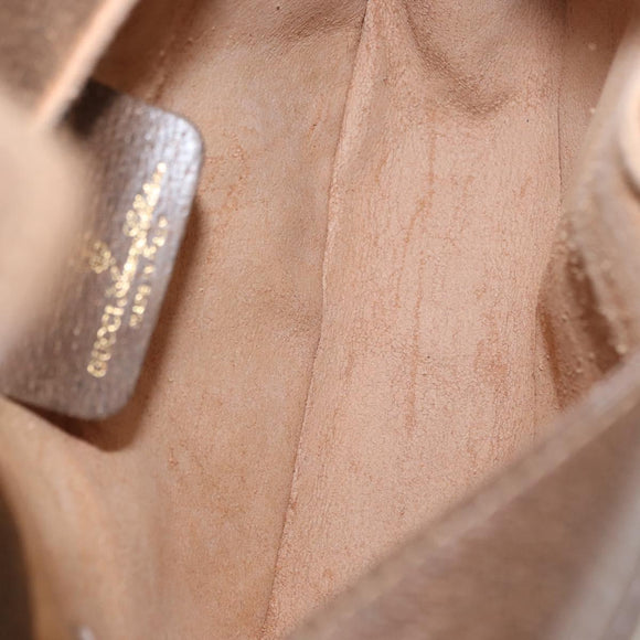 GUCCI GG Supreme Web Sherry Line Bag PVC Beige Gold 10 02 056 Auth BA8485