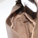 GUCCI GG Supreme Web Sherry Line Bag PVC Beige Gold 10 02 056 Auth BA8485-20