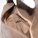 GUCCI GG Supreme Web Sherry Line Bag PVC Beige Gold 10 02 056 Auth BA8485-21