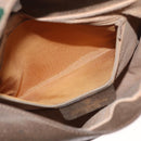 GUCCI GG Supreme Web Sherry Line Bag PVC Beige Gold 10 02 056 Auth BA8485-11