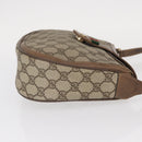 GUCCI GG Supreme Web Sherry Line Bag PVC Beige Gold 10 02 056 Auth BA8485-3