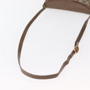 GUCCI GG Supreme Web Sherry Line Bag PVC Beige Gold 10 02 056 Auth BA8485-7