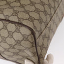GUCCI GG Supreme Web Sherry Line Tas PVC Beige Goud 002 115 6697 Auth BA8486-17