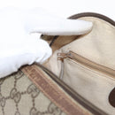 GUCCI GG Supreme Web Sherry Line Bag PVC Beige Gold 002 115 6697 Auth BA8486-24