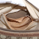 GUCCI GG Supreme Web Sherry Line Bag PVC Beige Gold 002 115 6697 Auth BA8486-11