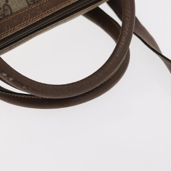 GUCCI GG Supreme Web Sherry Line Bag PVC Beige Gold 002 115 6697 Auth BA8486