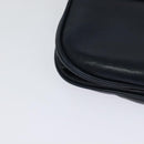 GUCCI Shoulder Bag Leather Navy Auth BA849-16