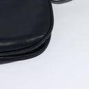 GUCCI Shoulder Bag Leather Navy Auth BA849-17