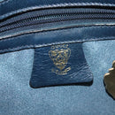 GUCCI Shoulder Bag Leather Navy Auth BA849-18