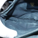 GUCCI Shoulder Bag Leather Navy Auth BA849-20