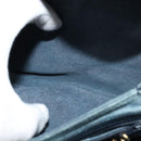 GUCCI Shoulder Bag Leather Navy Auth BA849-21