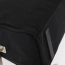 PRADA Hand Bag Nylon Black Silver Auth BA8490-9