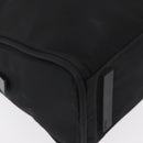 PRADA Hand Bag Nylon Black Silver Auth BA8490-15