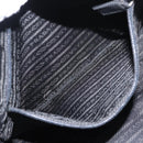 PRADA Hand Bag Nylon Black Silver Auth BA8490-23