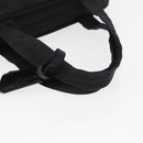 PRADA Hand Bag Nylon Black Silver Auth BA8490-7