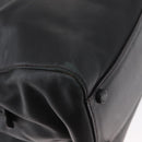 CHANEL Tote Bag Leather Black Silver CC Auth BA8491-16