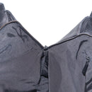 CHANEL Tote Bag Leather Black Silver CC Auth BA8491-20