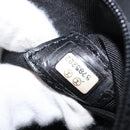 CHANEL Tote Bag Leather Black Silver CC Auth BA8491-11