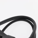 CHANEL Tote Bag Leather Black Silver CC Auth BA8491-14