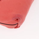 Chloe Elsie Shoulder Bag Leather Pink Gold Auth BA8492-10