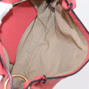 Chloe Elsie Shoulder Bag Leather Pink Gold Auth BA8492-17