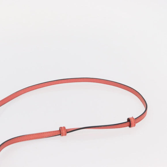 Chloe Elsie Shoulder Bag Leather Pink Gold Auth BA8492