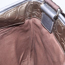 Salvatore Ferragamo Gancini Shoulder Bag Enamel Gold Auth BA8494-19