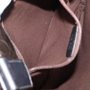 Salvatore Ferragamo Gancini Shoulder Bag Enamel Gold Auth BA8494-22