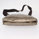 Salvatore Ferragamo Gancini Shoulder Bag Enamel Gold Auth BA8494-5