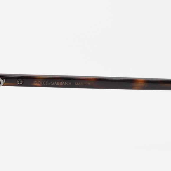 DOLCE&GABBANA Sunglasses plastic Brown Auth BA8496