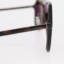 DOLCE&GABBANA Sunglasses plastic Brown Auth BA8496-6
