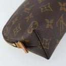LOUIS VUITTON Monogram Pochette Cosmetic PM Pouch M43998 LV Auth BA8498-16