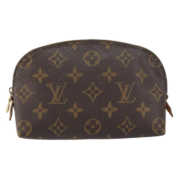 LOUIS VUITTON Monogram Pochette Cosmetic PM Pouch M43998 LV Auth BA8498