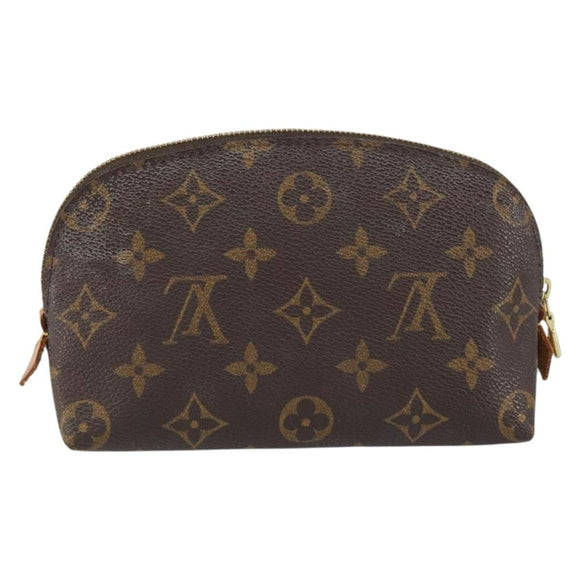 LOUIS VUITTON Monogram Pochette Cosmetic PM Pouch M43998 LV Auth BA8498