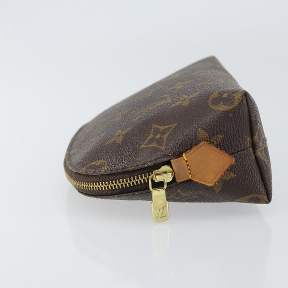 LOUIS VUITTON Monogram Pochette Cosmetic PM Pouch M43998 LV Auth BA8498