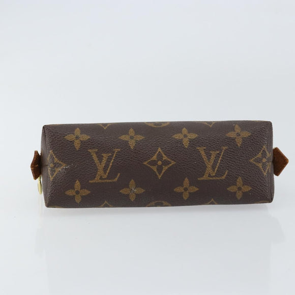 LOUIS VUITTON Monogram Pochette Cosmetic PM Pouch M43998 LV Auth BA8498