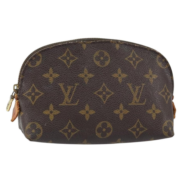 LOUIS VUITTON Monogram Pochette Cosmetic PM Pouch M43998 LV Auth BA8499