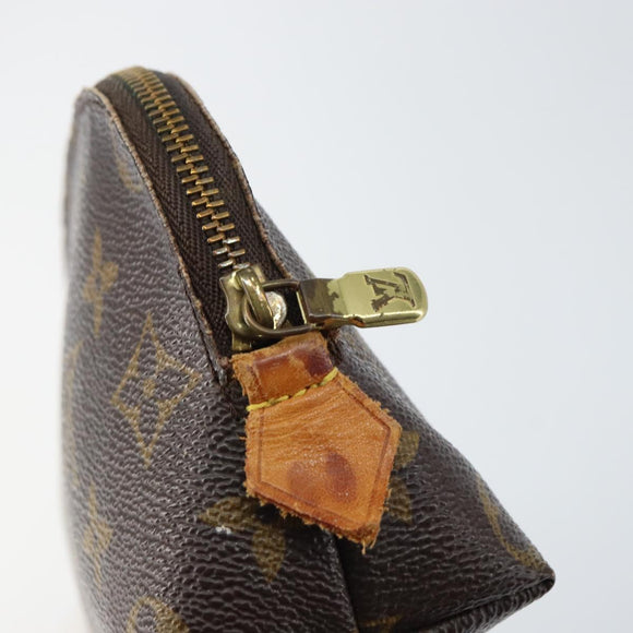 LOUIS VUITTON Monogram Pochette Cosmetic PM Pouch M43998 LV Auth BA8499