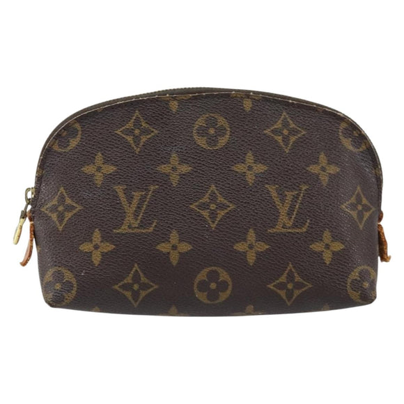 LOUIS VUITTON Monogram Pochette Cosmetic PM Pouch M43998 LV Auth BA8499