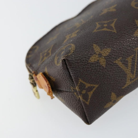 LOUIS VUITTON Monogram Pochette Cosmetic PM Pouch M43998 LV Auth BA8499