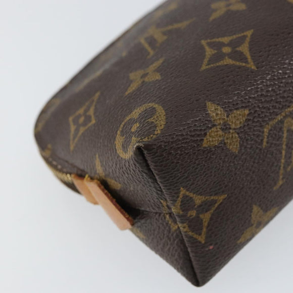 LOUIS VUITTON Monogram Pochette Cosmetic PM Pouch M43998 LV Auth BA8500