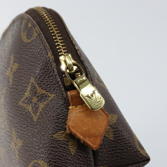 LOUIS VUITTON Monogram Pochette Cosmetic PM Pouch M43998 LV Auth BA8500