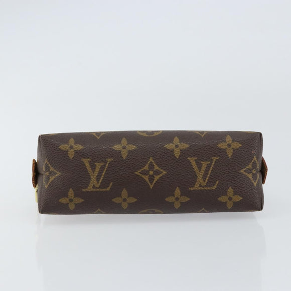 LOUIS VUITTON Monogram Pochette Cosmetic PM Pouch M43998 LV Auth BA8500